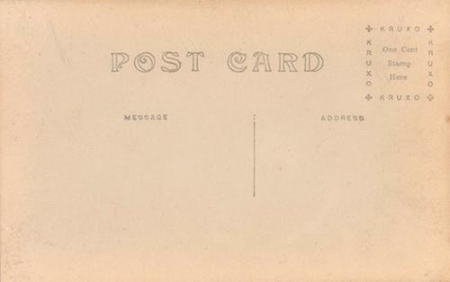1908-11 H.H. Bregstone Postcards (PC743) #NNO Rudy Hulswitt Back