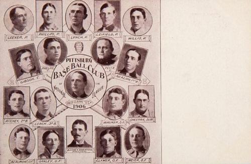 1906 Sporting Life Team Composites Postcards (W601) #NNO Pittsburgh Pirates Team Composite Front