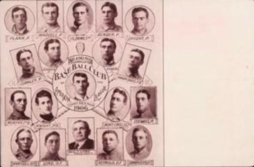 1906 Sporting Life Team Composites Postcards (W601) #NNO Philadelphia Athletics Team Composite Front
