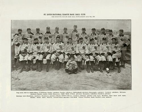 1904 Sporting Boiler Supplements #NNO 1904 St. Louis Cardinals Team Photo Front