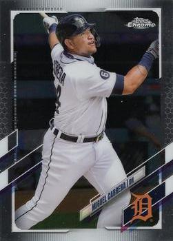 2021 Topps Chrome #10 Miguel Cabrera Front