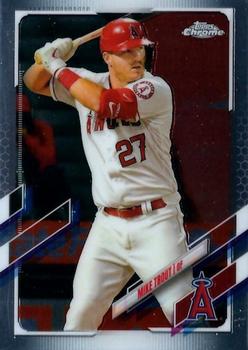 2021 Topps Chrome #27 Mike Trout Front