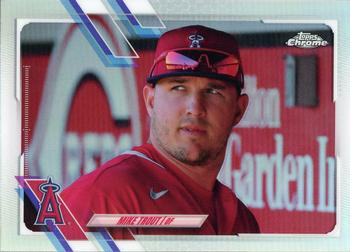 2021 Topps Chrome #27 Mike Trout Front