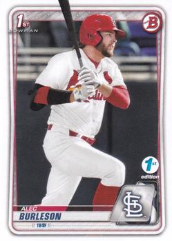 2020 Bowman Draft 1st Edition #BD-45 Alec Burleson Front
