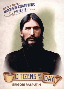 2009 Upper Deck Goodwin Champions - Citizens of the Day #CD-15 Grigori Rasputin Front