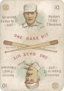 1889 E. R. Williams Card Game #10b Dummy Hoy / John Reilly Front