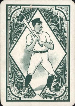 1889 E. R. Williams Card Game #16c Mike Griffin / Ed McKean Back