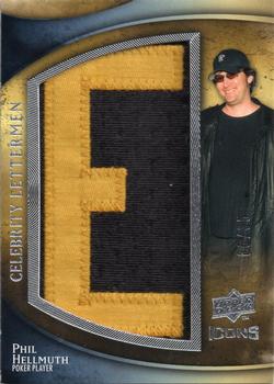 2009 Upper Deck Icons - Celebrity Lettermen #IL-PH Phil Hellmuth Front
