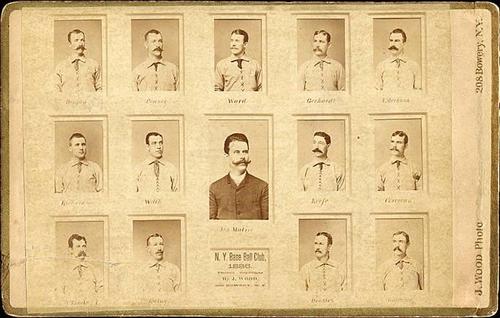 1886 J. Wood Studio New York Giants Cabinets #NNO New York Giants Team Front