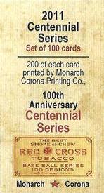 2011 Monarch Corona 1911 Centennial Reprint Series #NNO Gene Krapp Back