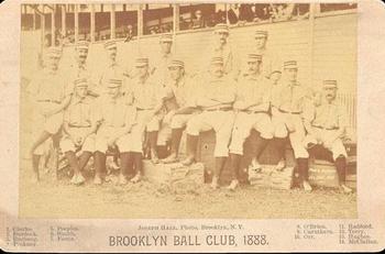 1888 Joseph Hall Cabinets #NNO Brooklyn Ball Club, 1888 Front
