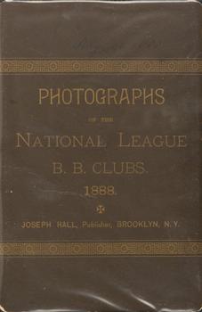 1888 Joseph Hall Cabinets #NNO New York Ball Club, 1888 Back