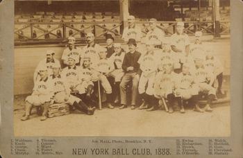 1888 Joseph Hall Cabinets #NNO New York Ball Club, 1888 Front