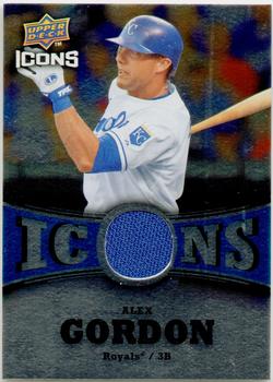 2009 Upper Deck Icons - Icons Jerseys #IC-AG Alex Gordon Front