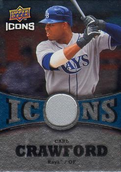 2009 Upper Deck Icons - Icons Jerseys #IC-CR Carl Crawford Front