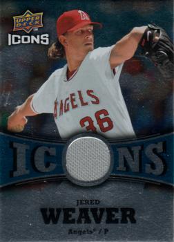 2009 Upper Deck Icons - Icons Jerseys #IC-WE Jered Weaver Front