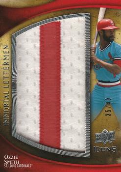 2009 Upper Deck Icons - Immortal Lettermen #IL-OS Ozzie Smith Front