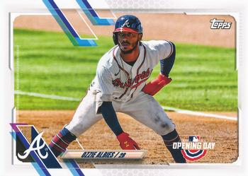 2021 Topps Opening Day #18 Ozzie Albies Front