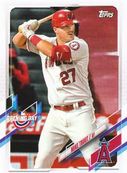 2021 Topps Opening Day #27 Mike Trout Front
