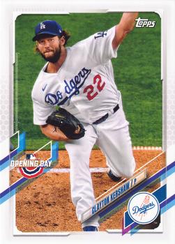 2021 Topps Opening Day #39 Clayton Kershaw Front