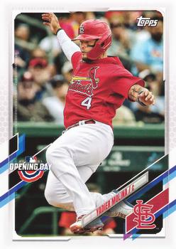 2021 Topps Opening Day #41 Yadier Molina Front