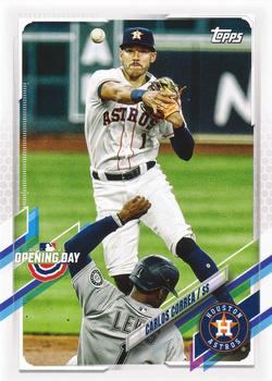 2021 Topps Opening Day #63 Carlos Correa Front