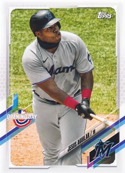 2021 Topps Opening Day #76 Jesus Aguilar Front
