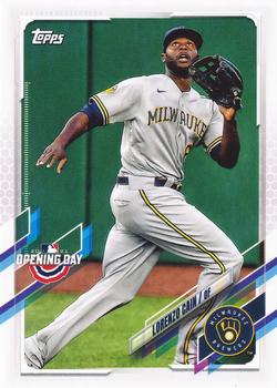 2021 Topps Opening Day #81 Lorenzo Cain Front