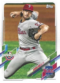 2021 Topps Opening Day #128 Aaron Nola Front