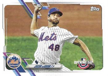 2021 Topps Opening Day #131 Jacob deGrom Front