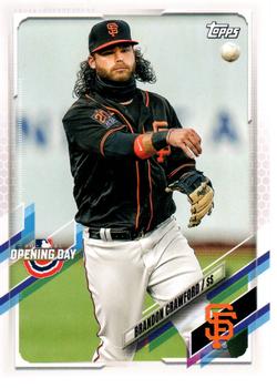 2021 Topps Opening Day #171 Brandon Crawford Front