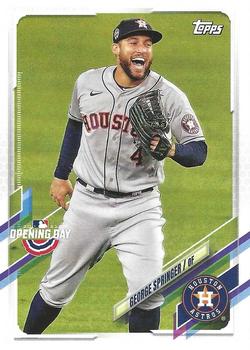 2021 Topps Opening Day #196 George Springer Front
