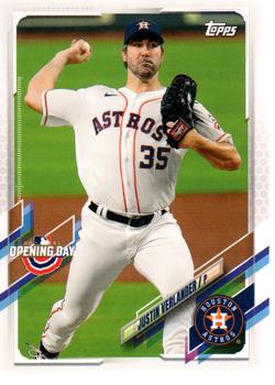 2021 Topps Opening Day #209 Justin Verlander Front