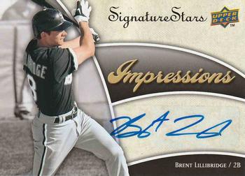 2009 Upper Deck Signature Stars - Impressions Signatures #IMP-BL Brent Lillibridge Front