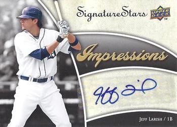 2009 Upper Deck Signature Stars - Impressions Signatures #IMP-JE Jeff Larish Front