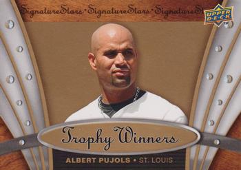 2009 Upper Deck Signature Stars - Trophy Winners #TW-1 Albert Pujols Front