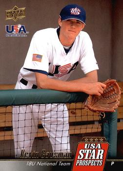 2009 Upper Deck Signature Stars - USA Star Prospects #USA-6 Kevin Gausman Front