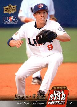 2009 Upper Deck Signature Stars - USA Star Prospects #USA-11 Connor Mason Front