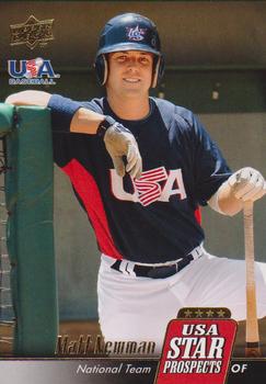 2009 Upper Deck Signature Stars - USA Star Prospects #USA-34 Matt Newman Front