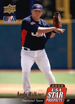 2009 Upper Deck Signature Stars - USA Star Prospects #USA-39 Andy Wilkins Front