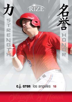 2012 Leaf Rize Draft - Strength and Honor #SH-4 C.J. Cron Front