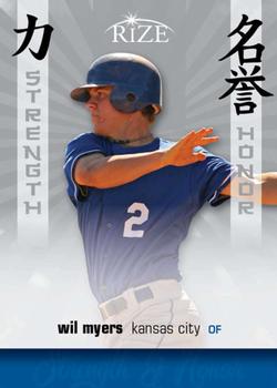 2012 Leaf Rize Draft - Strength and Honor #SH-11 Wil Myers Front