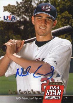 2009 Upper Deck Signature Stars - USA Star Prospects Signatures #USA-A2 Nick Castellanos Front