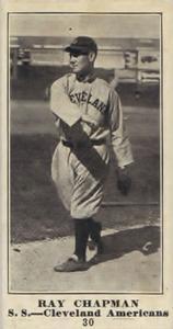 1916 Morehouse Baking (D352) #30 Ray Chapman Front