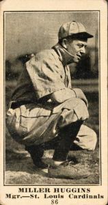 1916 Weil Baking (D329) #86 Miller Huggins Front