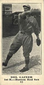 1916 Globe Clothing (H801-9) #63 Del Gainer Front