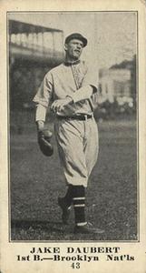 1916 Globe Clothing (H801-9) #43 Jake Daubert Front