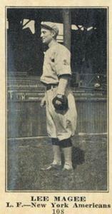 1916 Globe Clothing (H801-9) #108 Lee Magee Front