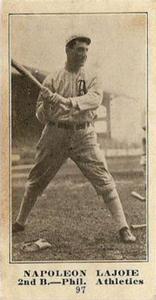 1916 Globe Clothing (H801-9) #97 Nap Lajoie Front