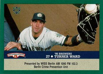 1995 Milwaukee Brewers Police - Berlin Crime Prevention Unit #NNO Turner Ward Front